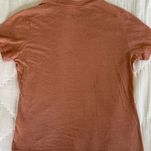 🌄 The North Face Women’s Graphic Tee Large Rust Pink Retro Mountain Logo Shirt - Picture 3 of 13
